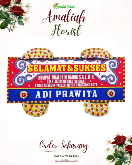 Papan Bunga Ucapan Selamat Sulamadaha